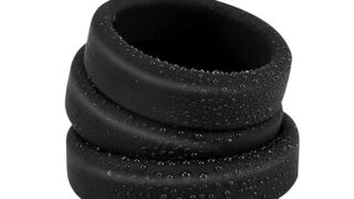 Alip コックリング シリコン製 3点セット ペニスリング 男性用オナニーグッズ アダルトグッズ 防水 高弾力 …