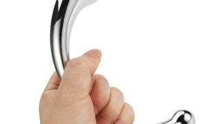 ディルド – [ForstST] 両頭アナルプラグ Gスポット刺激 アナル拡張 前立腺刺激 ダブルピーズ 金属製 男女兼用