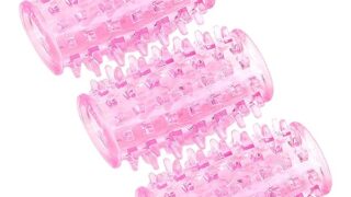 Orirya ペニスサック アダルトグッズ 男性用 柔らかいシリコン製 コックリング ペニス シリコン 弾力 イボ…