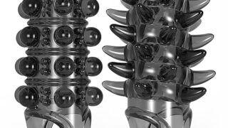 sm – Orirya ペニスサック アダルトグッズ 男性用 柔らかいシリコン製 コックリング ペニス シリコン 弾力 イボ…