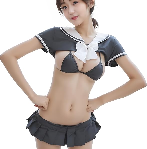 逆セーラー コスプレ セーラー服 セクシー コスチューム グレー 過激 衣装 逆バニー 逆バニーガール 逆コスプレ…