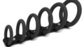 [521MN] 連結シリコンリング LINKING RINGS 332 ブラック レッド ブルー