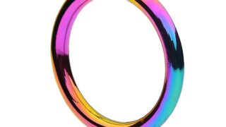 コックリング ペニスリング 男性用 ステンレス おしゃれな虹の色 アクセサリーとしても使えるアダルト用リング アダ…