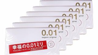コンドーム – サガミオリジナル0.01　５個入り×6個セット 無香 ポリウレタン (PU)