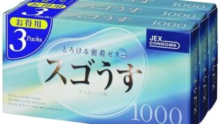 コンドーム – ジェクス スゴうす 1000 ゴム 12個入 3箱