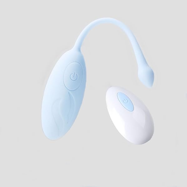 ローター 遠隔 ワイヤレス 10種振動パターン ローター 女性用 USB充電 静か防水 シリカゲル 強力振動(ブルー)