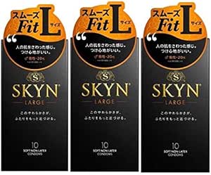 【3個セット】SKYN オリジナル アイアール コンドーム ラージ Lサイズ 10個入