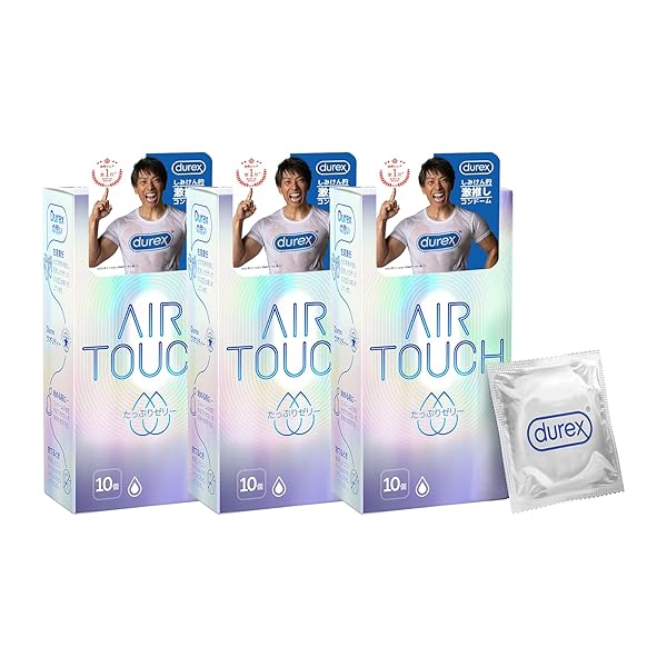 Durex デュレックス 【世界シェアNo1コンドームブランド】 コンドーム エアタッチ たっぷりゼリー 10個入… Durex デュレックス 【世界シェアNo1コンドームブランド】 コンドーム エアタッチ たっぷりゼリー 10個入…