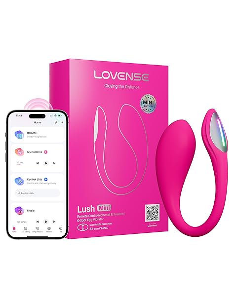 LOVENSE Lush Mini シークレット エッグバイブ – 静音・防水・小型設計のアダルトグッズ 10,0…