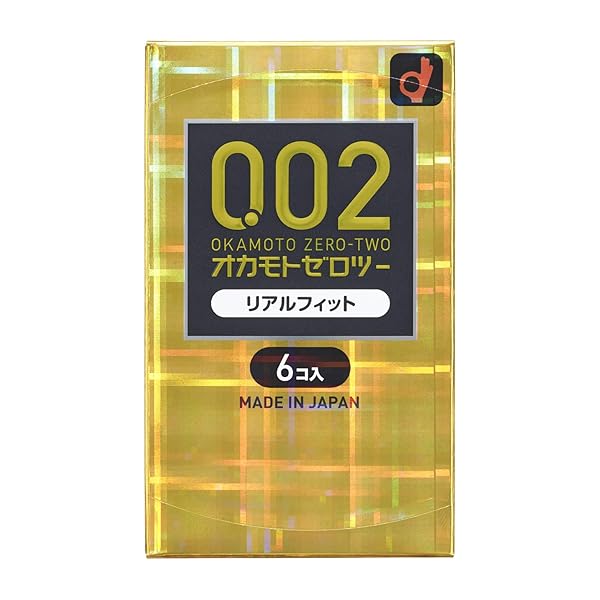 オカモトコンドームズ OKAMOTO ゼロツー 0.02ミリ ポリウレタン (PU) リアルフィット 6個入り