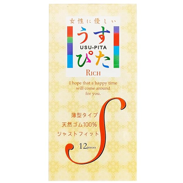 ジャパンメディカル うすぴた Rich(リッチ)コンドーム Sサイズ (12個入り) ジャパンメディカル うすぴた Rich(リッチ)コンドーム Sサイズ (12個入り)