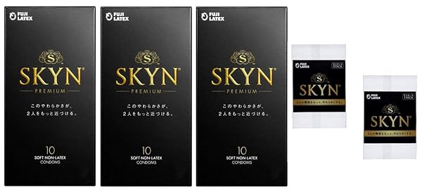 【SKYN (スキン) Premium】コンドーム 10個入 × 3箱セット 【柔らか素材で自然な使用感】 不二ラ…