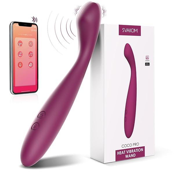 SVAKOM Coco 二代目 Cocopro バイブ 女性用 中いき 電マ 【1分25500激震の先端技術タング…