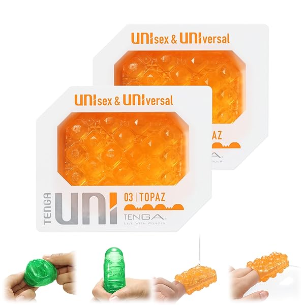 ホール – TENGA テンガ UNI ユニ TOPAZ トパーズ ラウンドカット ユニセックス ぷるぷる触感 使い切り ミニ…