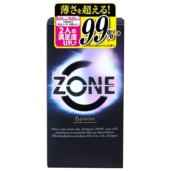 ジェクス コンドーム ZONE ゾーン 6個入 ジェクス コンドーム ZONE ゾーン 6個入