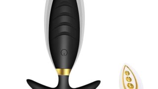 アナルバイブ アナルプラグ アナル拡張 10種類振動 初心者向け 男女兼用 静音 リモコン付き 遠隔バイブ 生活防…