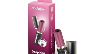 ローター – サティスファイヤー プロ2 キス/Satisfyer PRO 2 Kiss 口紅型の吸引バイブ 3段階の吸引の深さ…