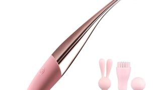 4in1 バイブ 女性用 クリトリス 潮吹き – 【一点集中ｘ7種類振動周波数ｘ交換ヘッド3個付属】- アダルトグ…