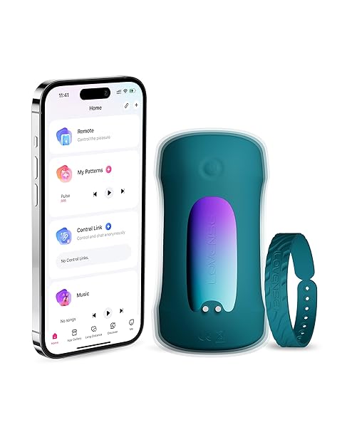 LOVENSE Gush 2 亀頭バイブ 電動オナホール 強力振動 男性用 ハンズフリー リモコンバイブ 遠隔操作…