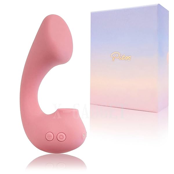 Pitos ピトス 吸うやつ 吸引バイブ SNSで話題!! 大人の吸引バイブ 大人のおもちゃ くすみピンク 膣トレ…