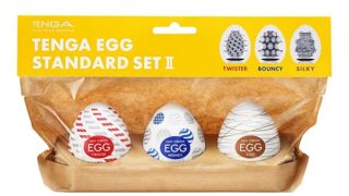 ホール – TENGA テンガ エッグ スタンダードセット② 3個入り サイズフリー 男女兼用 使い捨て ローション付き