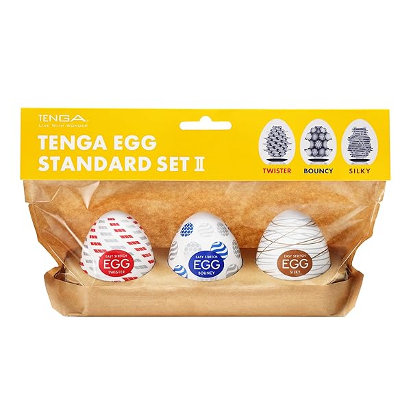 ホール – TENGA テンガ エッグ スタンダードセット② 3個入り サイズフリー 男女兼用 使い捨て ローション付き