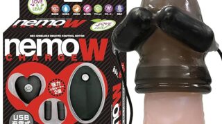 ローター – 【リモコン亀頭マッサージ】nemo W ブラック+Glans Cap セット [カリ首]