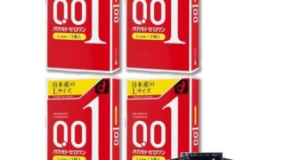 コンドーム – 【４箱】オカモトゼロワン0.01ミリLサイズ 3個入りx４箱(4547691775122-4)