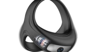 ペニスリング 電動バイブ コックリング ペニス 革新的なゲームプレイ ペニスリング 男性用 バイブ 10 動的周波…