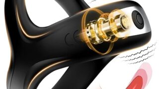 ペニスリング コックリング 亀頭バイブ 【10種振動刺激＆サオ・タマロック＆亀頭責め】電動バイブ 男性向け シリコ…