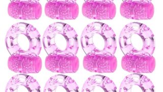 男性用 ノーマルリング 電動 マッサジー バイブ バイブレーター 防水 シリコーン 12本セッ