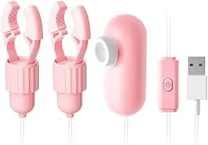 乳首が12種2点羞恥責め！】乳首ローター 乳首責め 挟み刺激 SMプレイ 乳首バイブ 複数ローター クリップロータ…