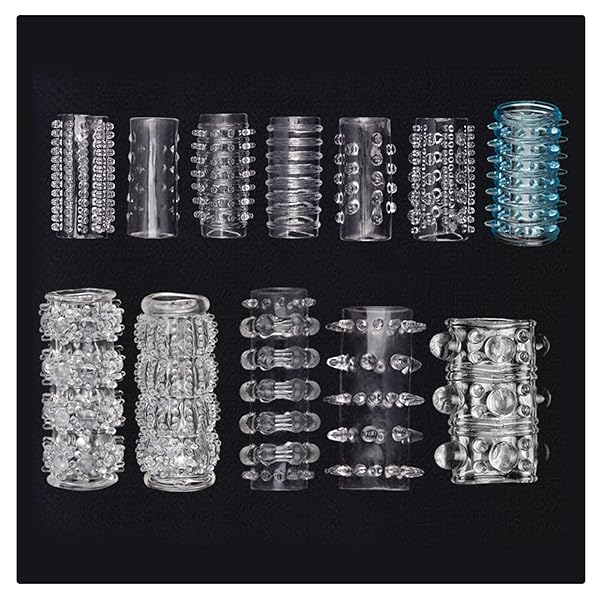 ペニスサック アダルトグッズ 男性用 12個セット コックリング ペニスリング ペニスサック イボ付き TPE製 …