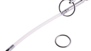 ディルド – 尿道ブジー尿道拡張尿道プラグ貫通式尿道責め尿道オナニーにょうどう ブジー尿道オナニーグッズ透明チューブ リング2個…