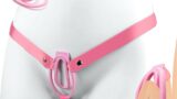 2個貞操帯 男の娘用 ストラップで着用可能 ピンク 貞操帯 フラット 貞操体 男の娘smグッズ 拘束セット 貞操具…