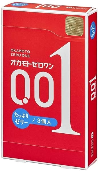 コンドーム – ［３個セット］オカモトゼロワン たっぷりゼリー 3コ入り×３個