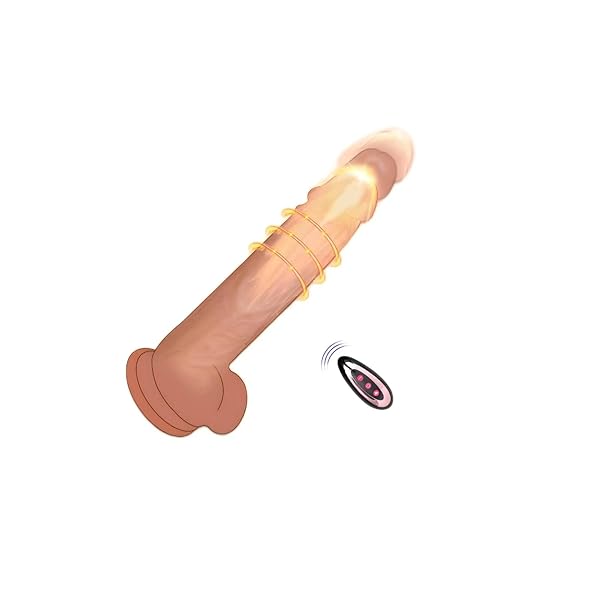 女性用360°回転ディルド、5つの回転・伸縮モードと10の振動・加熱モードを備えたリアルなディルドバイブレーター、…