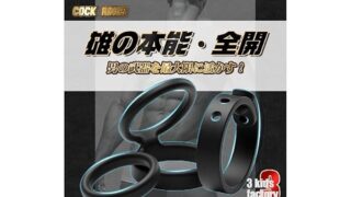 ペニスリング コックリング ペニス【究極3点セット・N種無限組合せ・カリ首、竿、根本、玉袋の４点強力締めてガンガン…