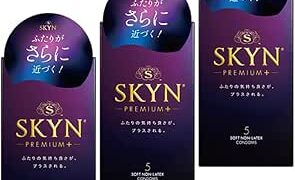 【3箱セット】SKYN プレミアムプラス 5個入 コンドーム ポケットティッシュ付き