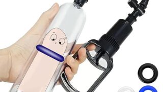 手動制御ペニスポンプ 3つのペニスリング 3つのシリコンリング 交換可能 ペニス 吸引ポンプ 柔ソフト 高刺激 男…