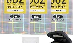 【3個セット】 オカモトコンドームズ オカモトゼロツー0.02 Lサイズ 6コ入 + オリジナルコンドームケース …