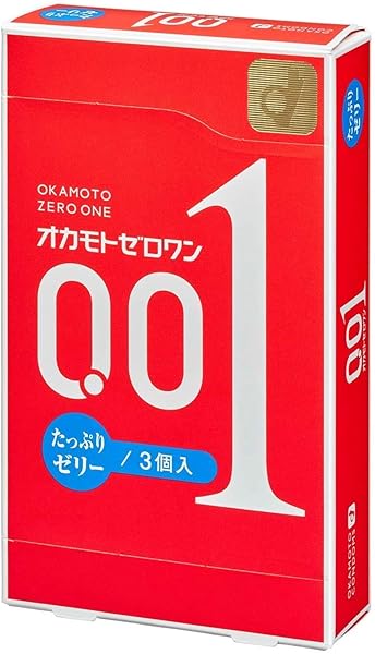 オカモト ゼロワン たっぷりゼリー 3個入り コンドーム ×5個セット