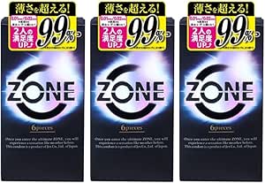 売れ筋 人気 ステルスゼリー コンドーム 【3箱セット】 ジェクス ZONE はちみつローション1個付セット