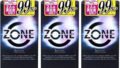 売れ筋 人気 ステルスゼリー コンドーム 【3箱セット】 ジェクス ZONE はちみつローション1個付セット
