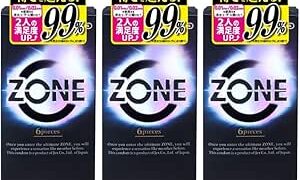 売れ筋 人気 ステルスゼリー コンドーム 【3箱セット】 ジェクス ZONE はちみつローション1個付セット