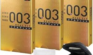 【3個セット】 オカモトコンドームズ ゴム製 オカモト ゼロゼロスリー 0.03 リアルフィット 10コ入 + オ…