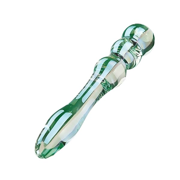 ガラスディルド 3連ビーズ アナルディルド アナルスティック アナルプラグ アナルプレイ SMプレイ (クリア （…