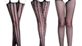 (アリカ) 網タイツ ストッキング 3枚セット ガーター 風 過激 ランジェリー セクシー ボンテージ スケスケ …