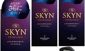 【3個セット】 skyn プレミアムプラス コンドーム 5個 + オリジナルコンドームケース + ペペ ローション…