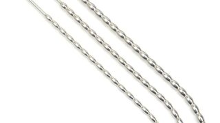 Amazon – 弯曲コックプラグ ペニスプラグ ビーズ連結式ペニスブジー 5㎜-7㎜ 3本セット ステンレス製 ペニス責め sm …